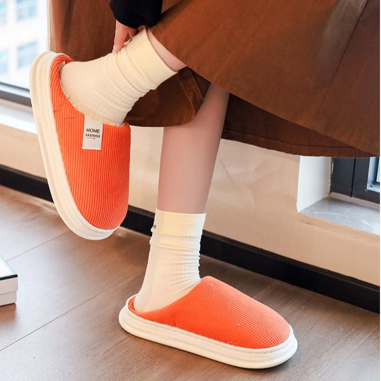 【福利专属】秋冬保暖拖鞋室内室外厚底柔软棉拖居家冬季防滑毛绒