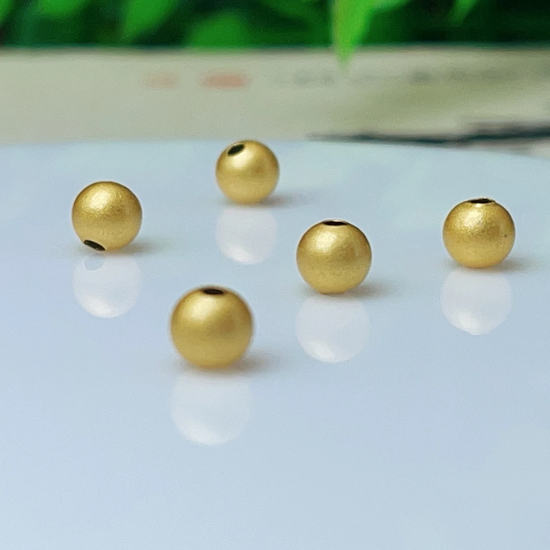 吊坠925银 【萌宝饰品】V1-V25银饰小配珠小隔珠2.5/3/4/5/6mm配件