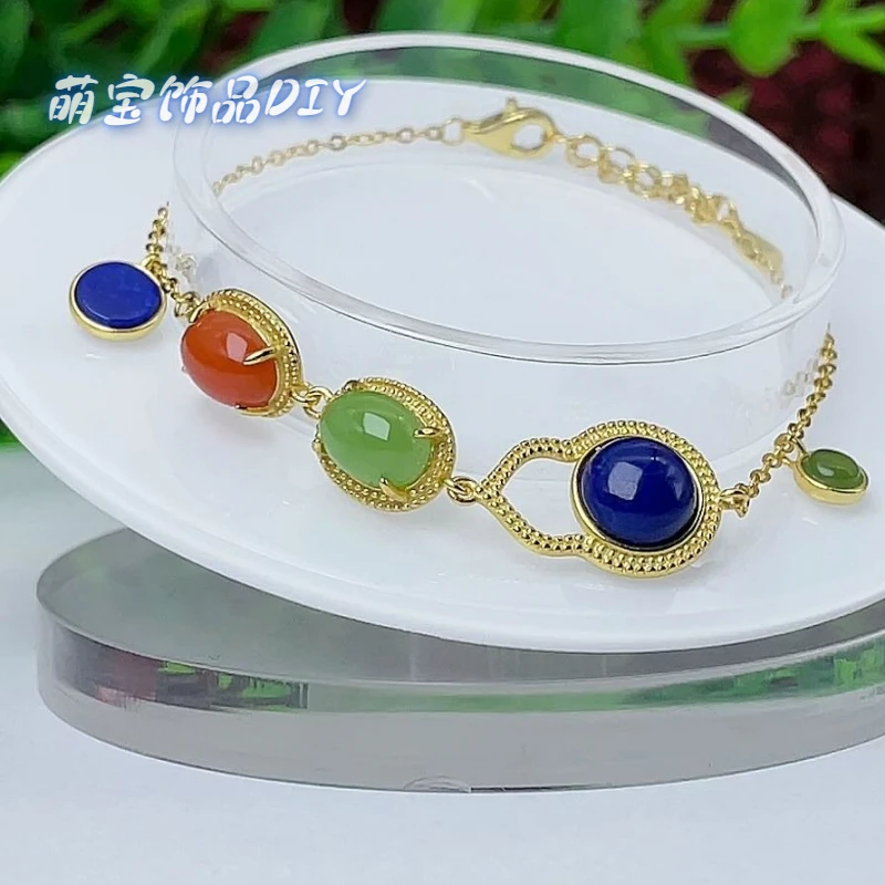 【萌宝饰品】青金石多宝手链多样性时尚成品