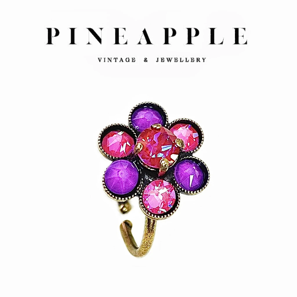 合金戒指 菠萝中古Dmt   Dimitriadis戒指LK6346