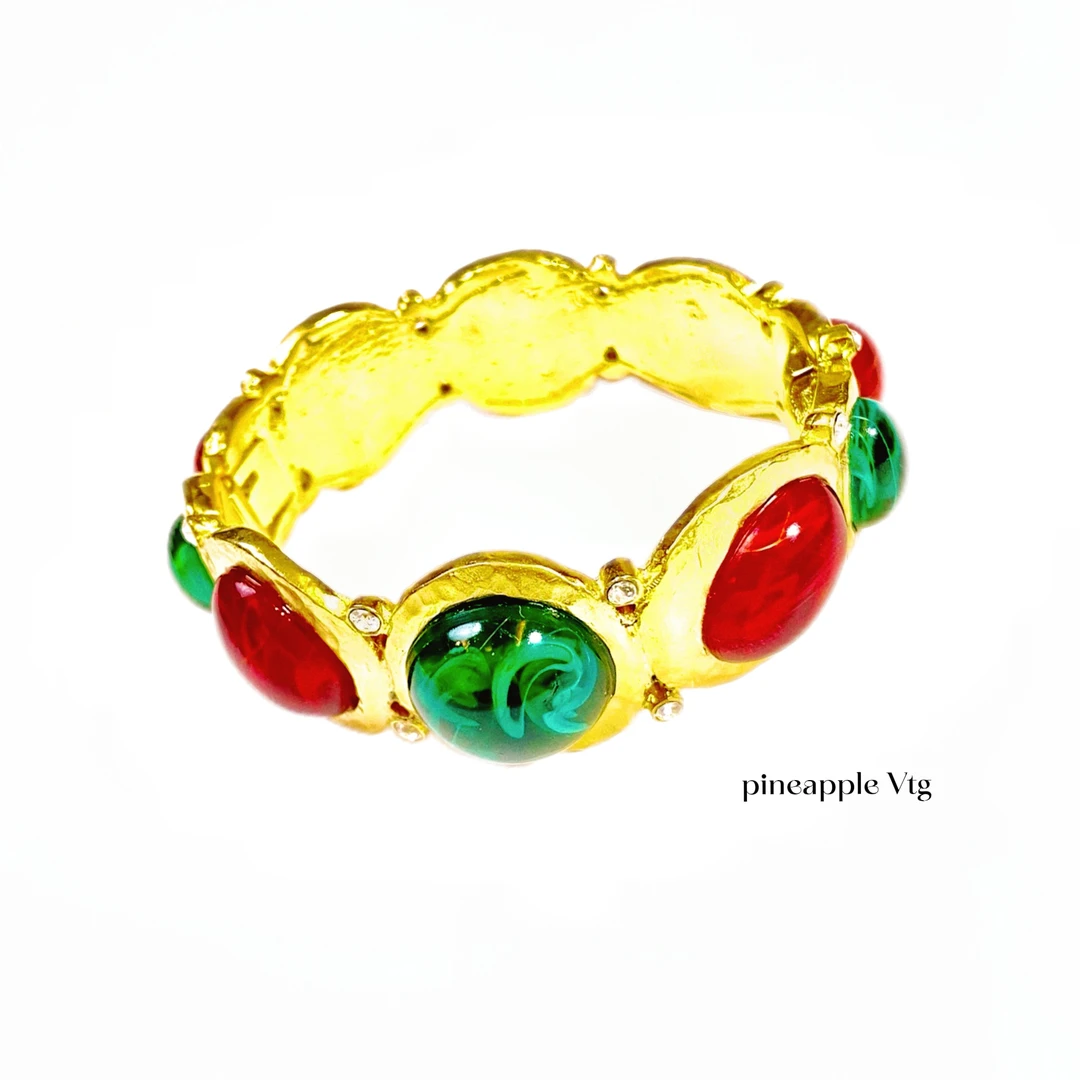 合金手镯 菠萝中古KJL手镯LK000324