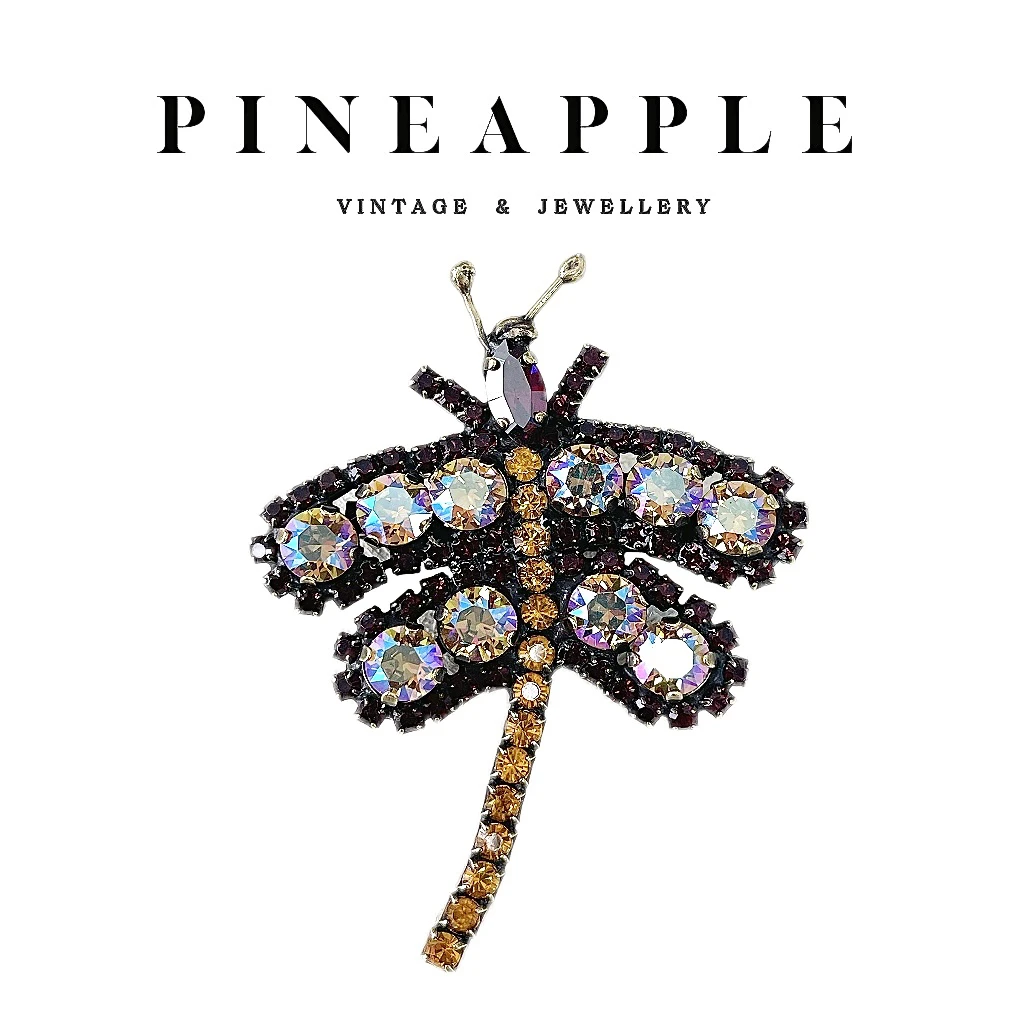 合金胸针 菠萝中古Dmt Dimitriadis胸针LK7428