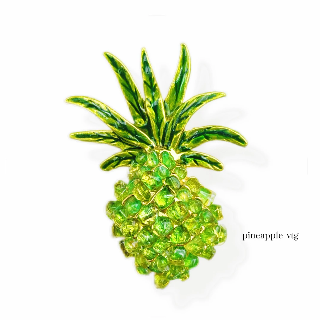 合金胸针 菠萝中古Swoboda胸针LK3887