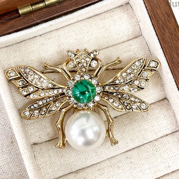 合金胸针 菠萝中古KJL胸针LK3364