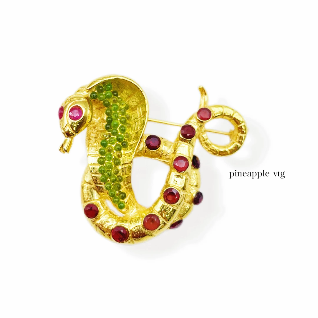 合金胸针 菠萝中古swoboda胸针LK2321