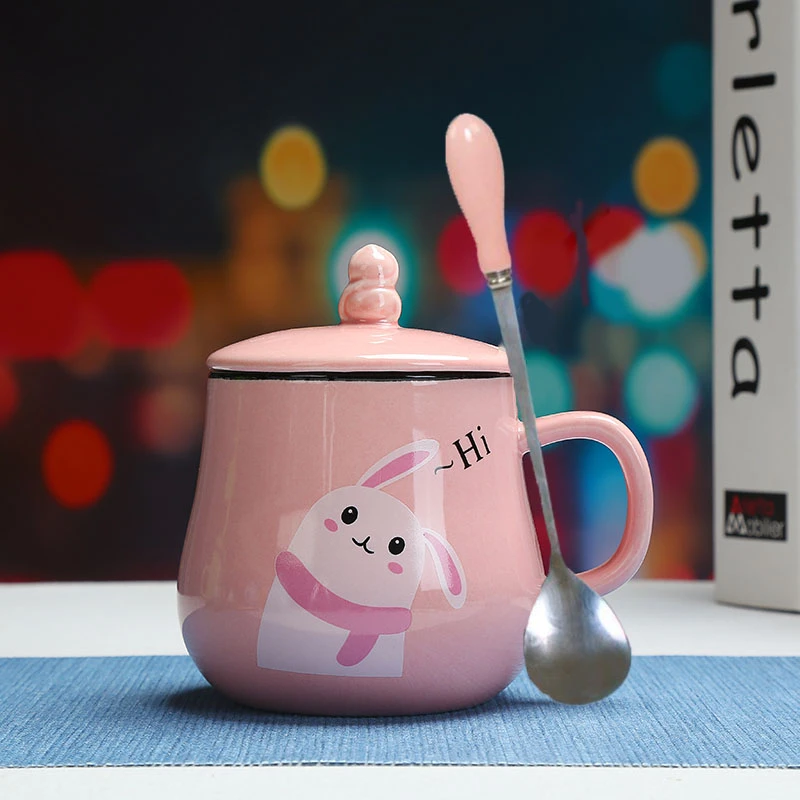 可爱创意礼品早餐陶瓷马克杯学生情侣可爱表咖啡茶水杯子定制logo
