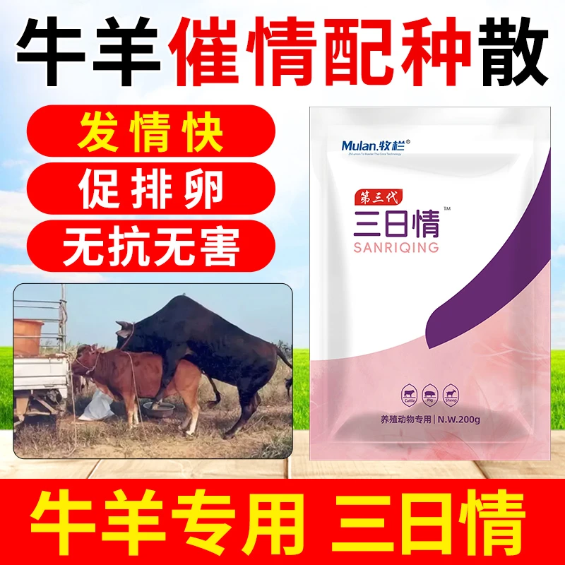 牛羊专用三日情 促发情 牛羊催情促发情 母牛羊发情排卵促孕