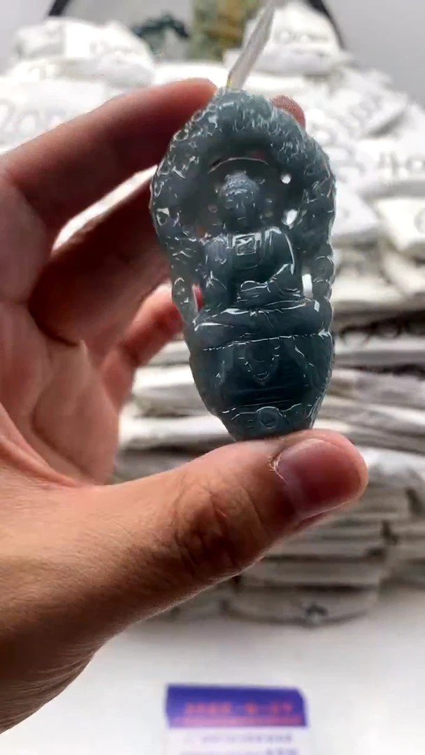 【闪购商品】翡翠颈饰未镶嵌阿弥陀佛