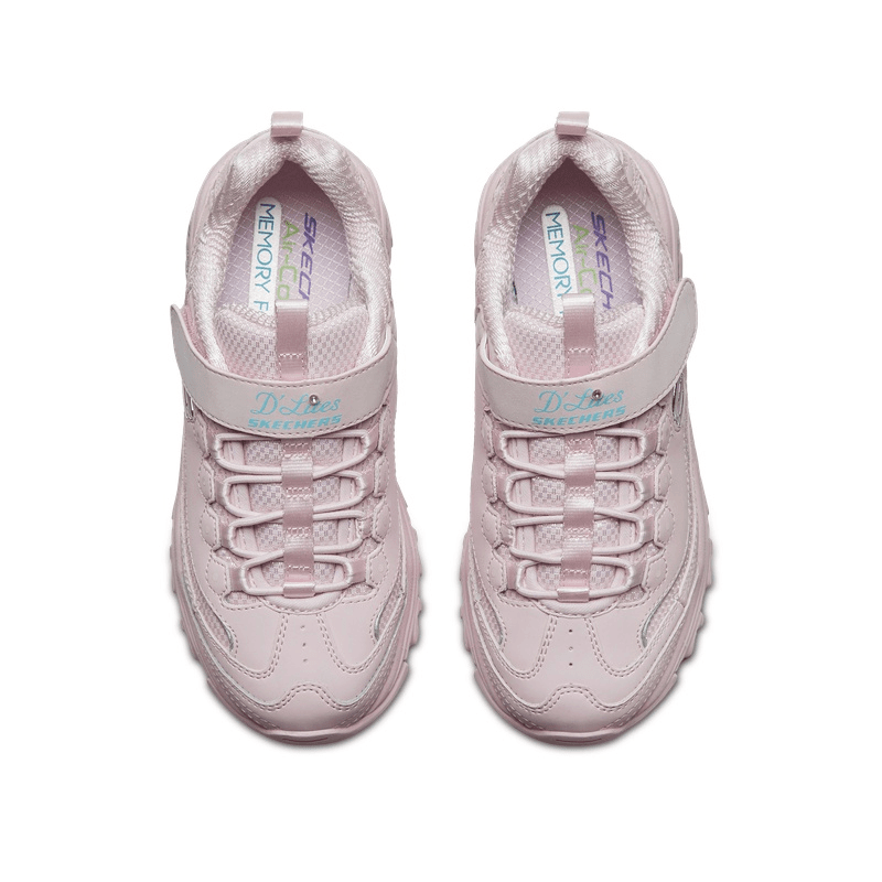 Skechers斯凯奇女童秋季亲子熊猫鞋复古老爹鞋儿童运动鞋80522L