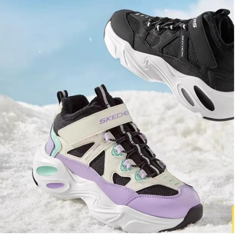 【小暖炉儿童款】斯凯奇儿童男女保暖加厚运动鞋405202L&303902L DB