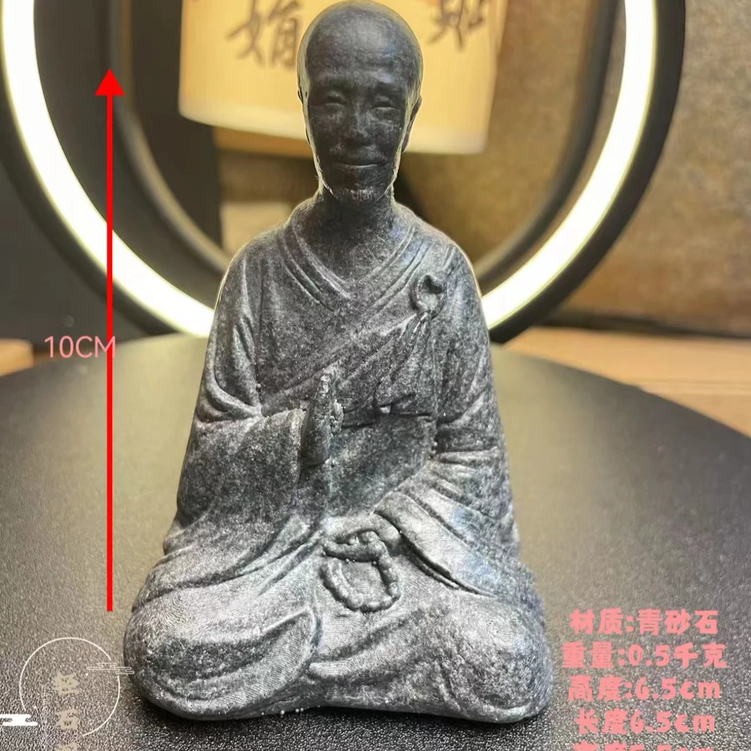 弘一法师人物（交个朋友）茶宠摆件空间鱼缸造景高级中国风禅意手工