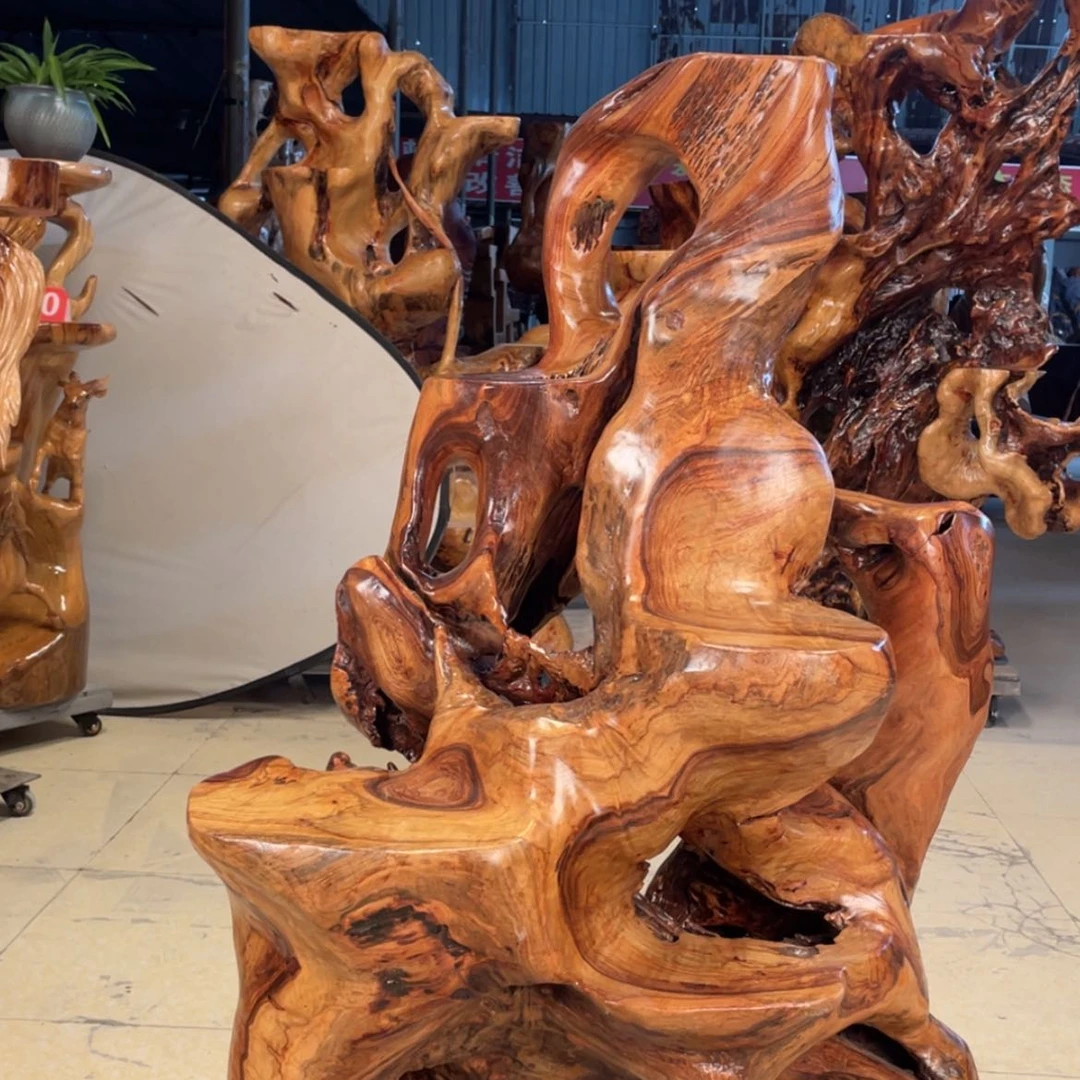 【闪购商品】香樟木根雕@****@