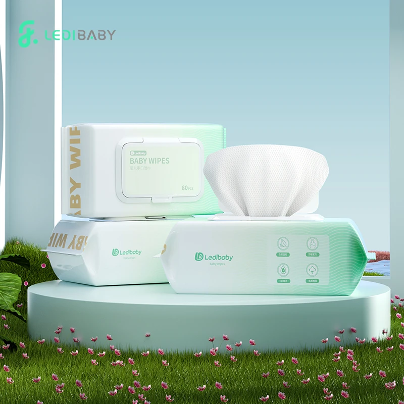 ledibaby乐蒂宝贝婴儿湿巾纸新生手口专用宝宝幼儿童湿纸巾家用厚