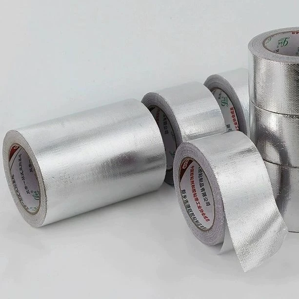 热水器水管油烟机加厚防晒锡箔纸自粘防漏加厚铝箔胶带阻燃耐高温