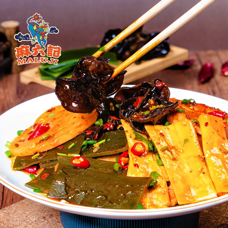 麻六记干拌麻辣烫470g麻辣烫麻辣拌芝麻方便速食袋装懒人夜宵