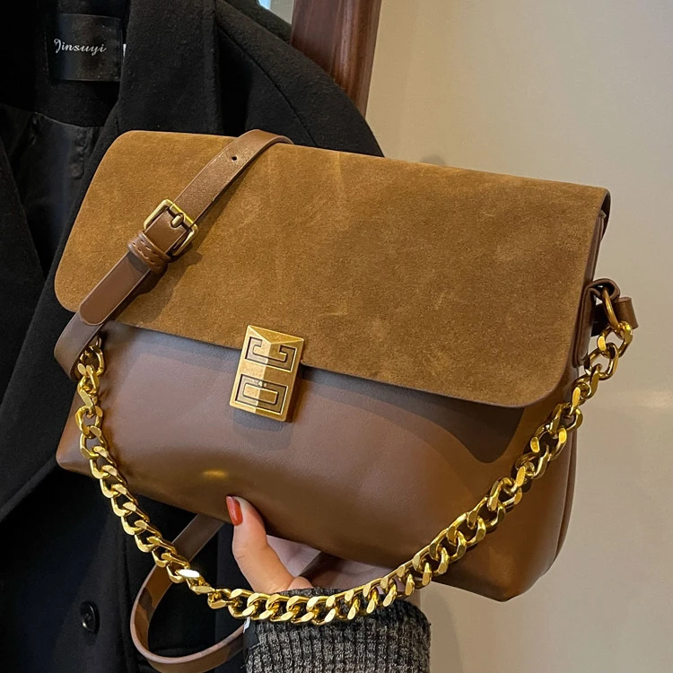 时尚百搭复古ins（无礼盒）单肩小方包肩包洋气