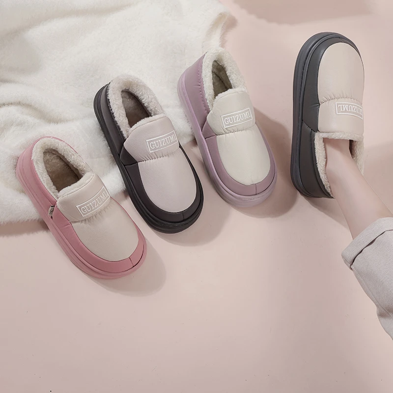 【送运费险】2025 新款居家外穿静音棉拖鞋防水防滑耐磨厚底棉拖鞋