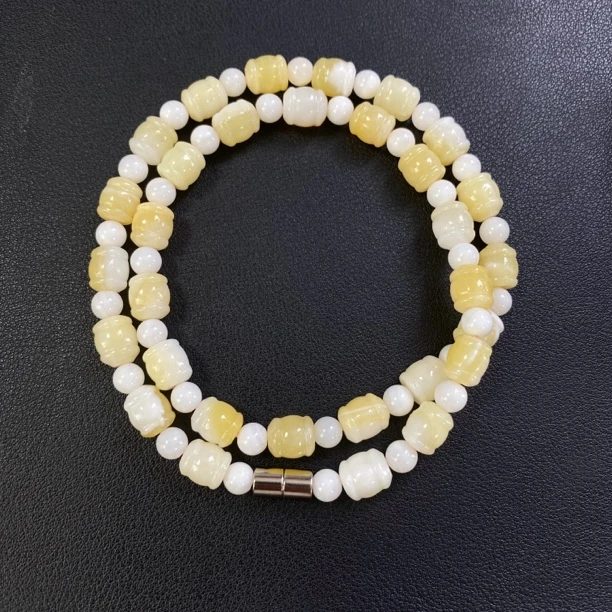 深海瑰宝 黄色 贝贝 蜂蜜 手串 D289