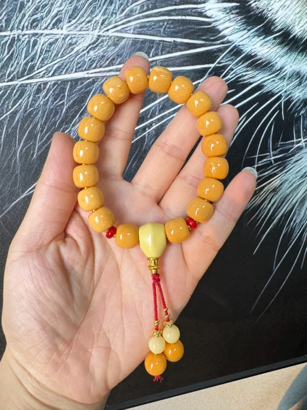 大圣4号 黄色手串 c979