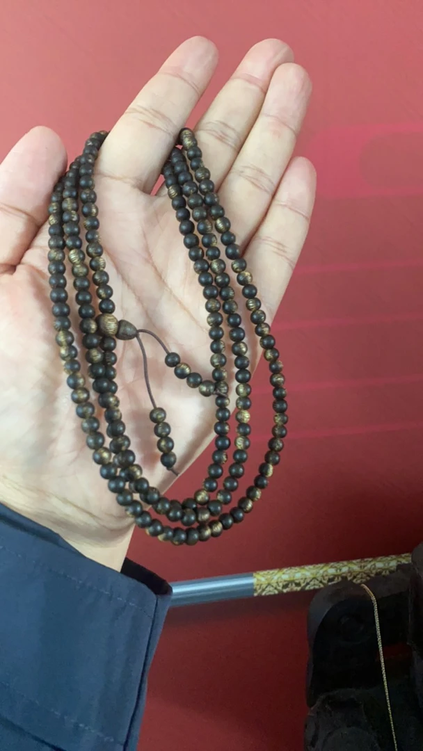 圣吉收藏级老料木珠