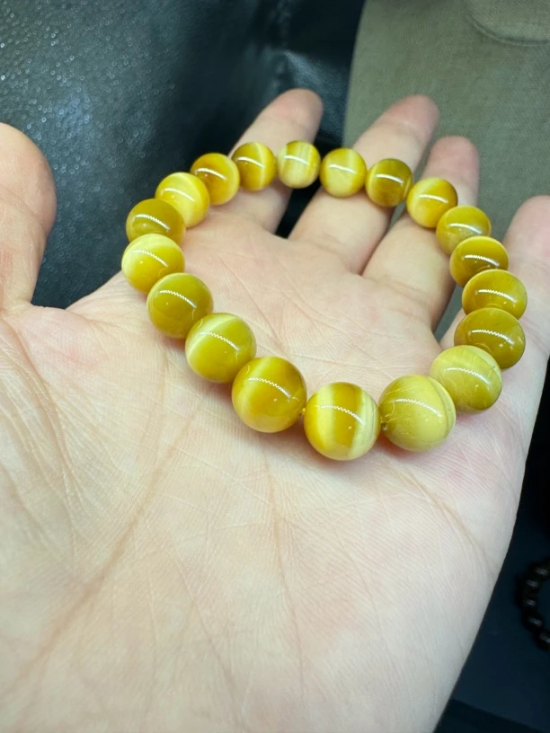 推荐款 黄色手串 e344