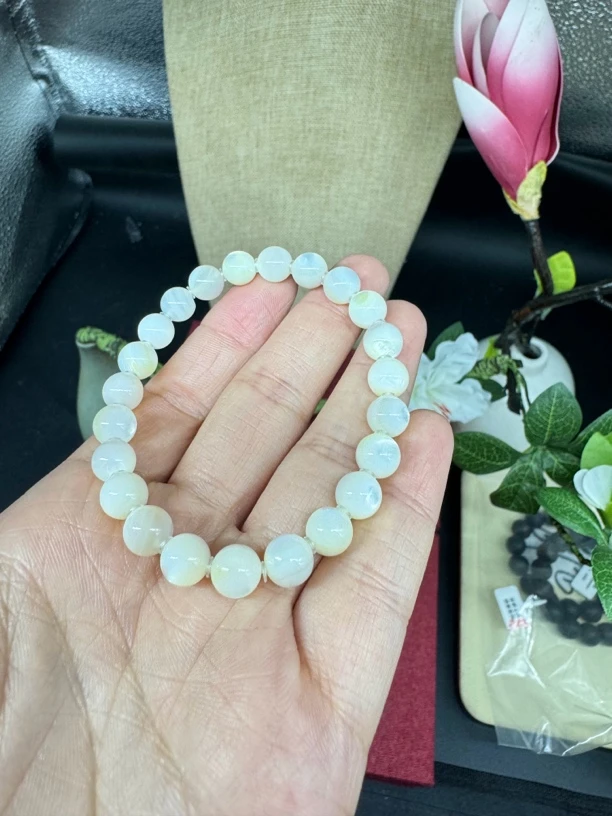 推荐款白色手串 c845