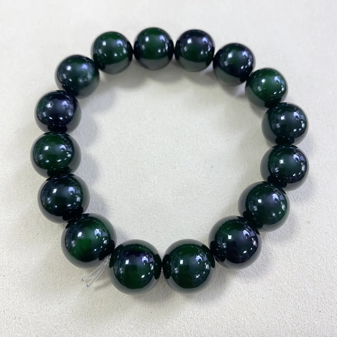 墨绿 单圈 手串 C711 (14)