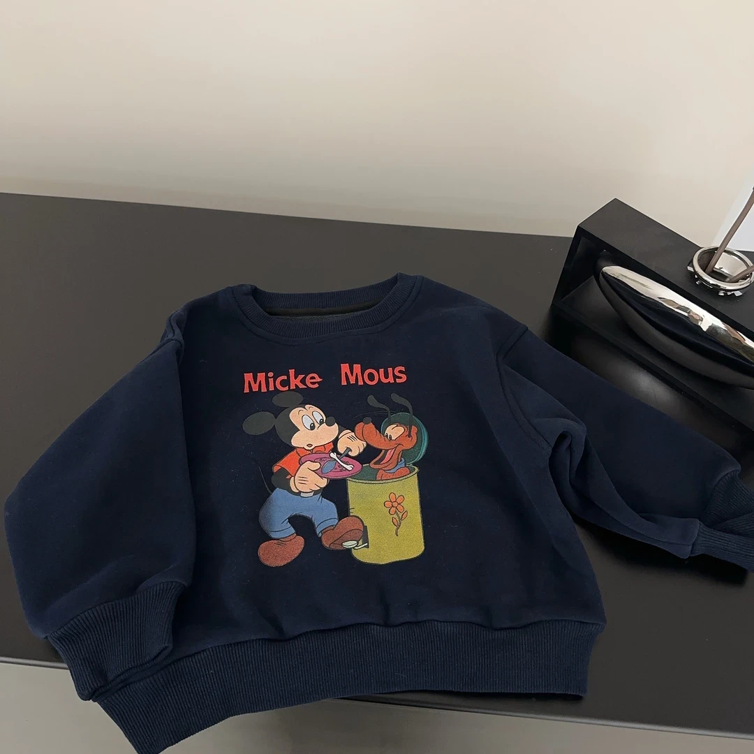 【爆款热卖】儿童男童加绒卫衣卫衣女童2024上衣童装新款洋气加厚