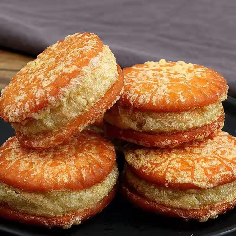 板栗酥绿豆饼多口味手工糕点咸蛋黄酥饼整箱馅饼零