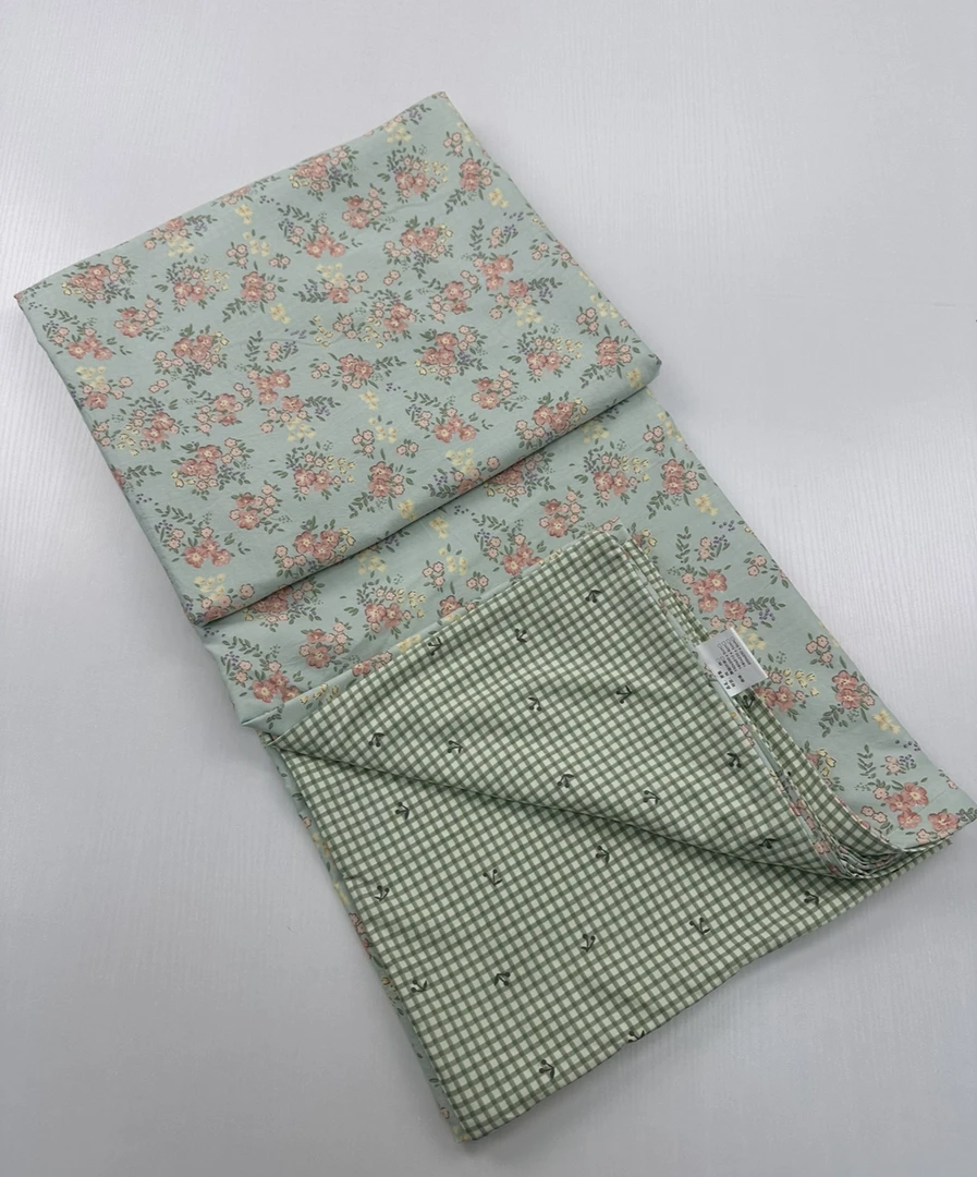 《单人被罩》浪漫玫瑰-绿 尺寸160*210 亲肤 柔软 秋冬款 被套