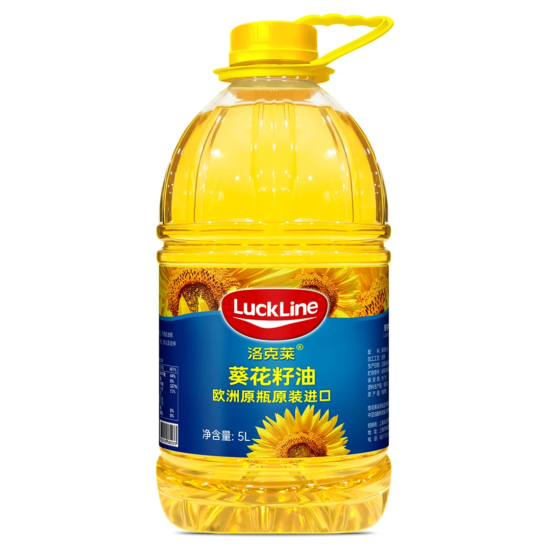 【乌克兰原瓶原装】洛克莱进口葵花籽油5L桶装物理压榨精炼食用油