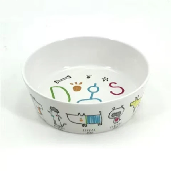 狗碗猫碗宠物食盆猫粮碗狗粮碗饭盆水碗狗狗饭碗喝水碗颜色随机