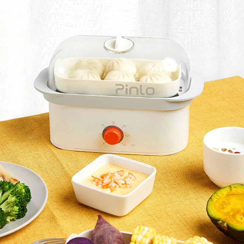 Pinlo多功能煮蛋器电蒸锅家用迷你小蒸箱蒸汽锅小型早餐机蒸蛋器