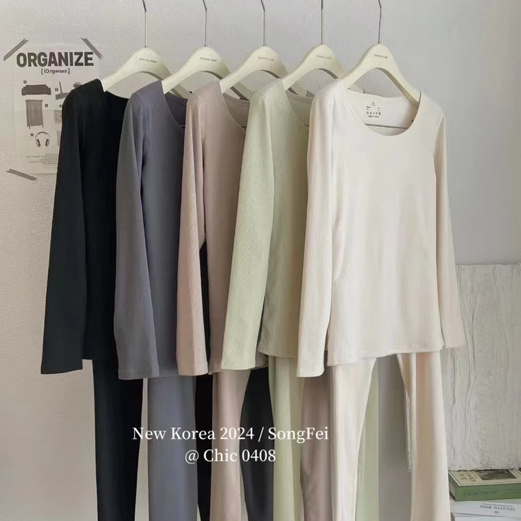 女士特价美体保暖套装3539