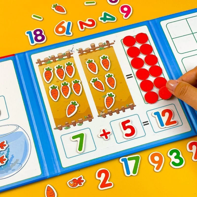 幼儿园加减法磁性数学教具20以内磁性启蒙教具幼儿数学加减法工具