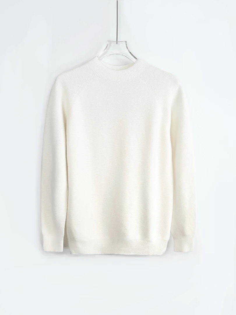 【绵羊毛针织衫】宽松慵懒毛衣男针织衫软糯套头插肩袖休闲秋冬2988