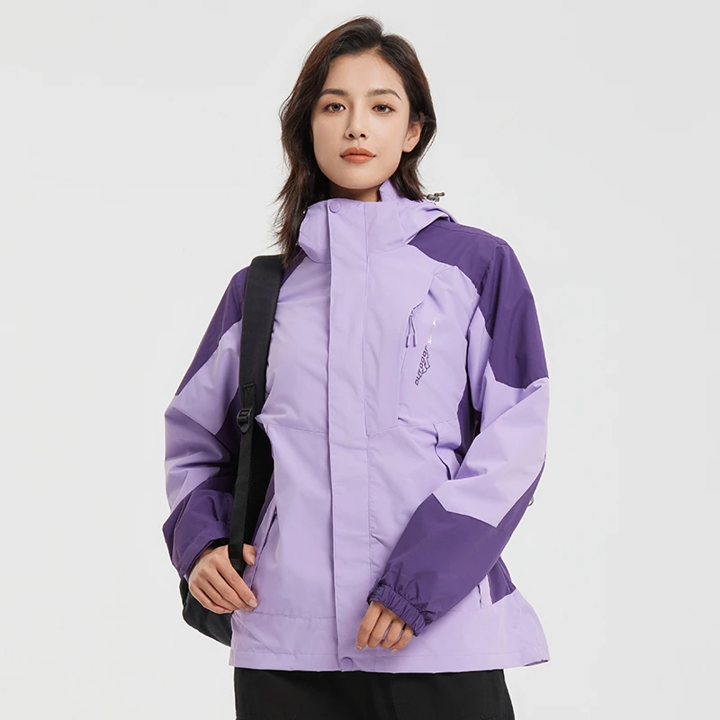 蕉下柠檬秋冬新款冲锋衣三合一 户外防水 男女同款登山服保暖透气