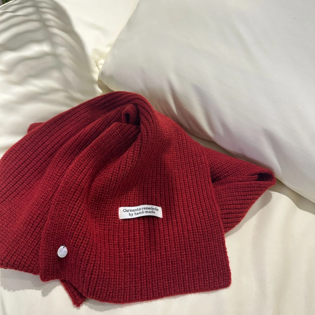 【xixi】百搭百看不腻红色小围巾