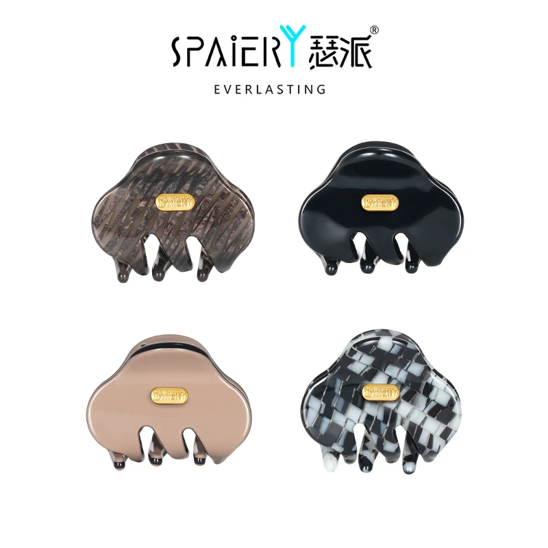 Sp瑟派精致漫画云朵迷你小抓夹女高级感高马尾夹刘海夹简约发饰