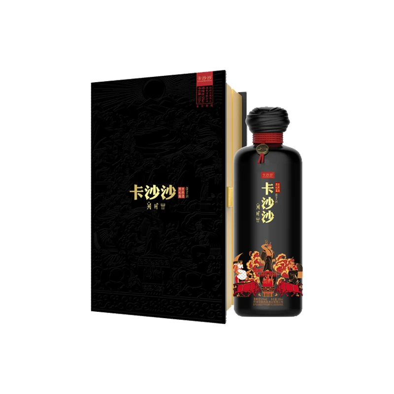 卡沙沙·黑毡 来自大凉山的苦荞酒 复合香型白酒52度500ml