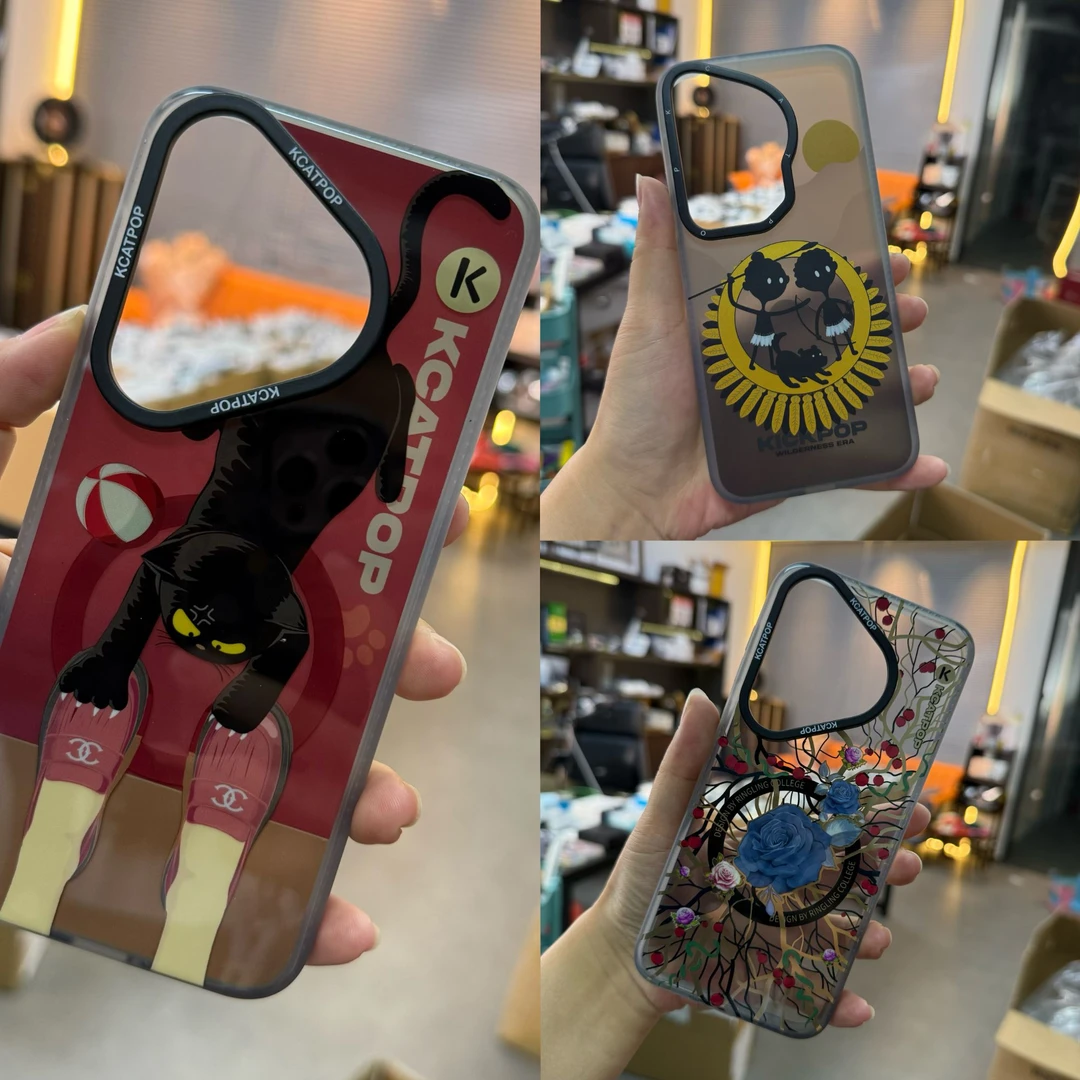 可可抱华为手机壳P70pro貂皮猫华为P70Ultra达科兄弟手机壳