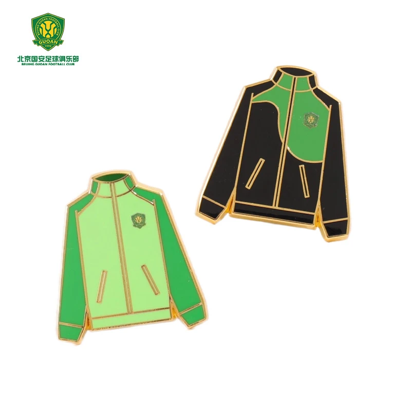 北京国安2023赛季/2024赛季夹克造型徽章球迷徽章配饰夹克徽章