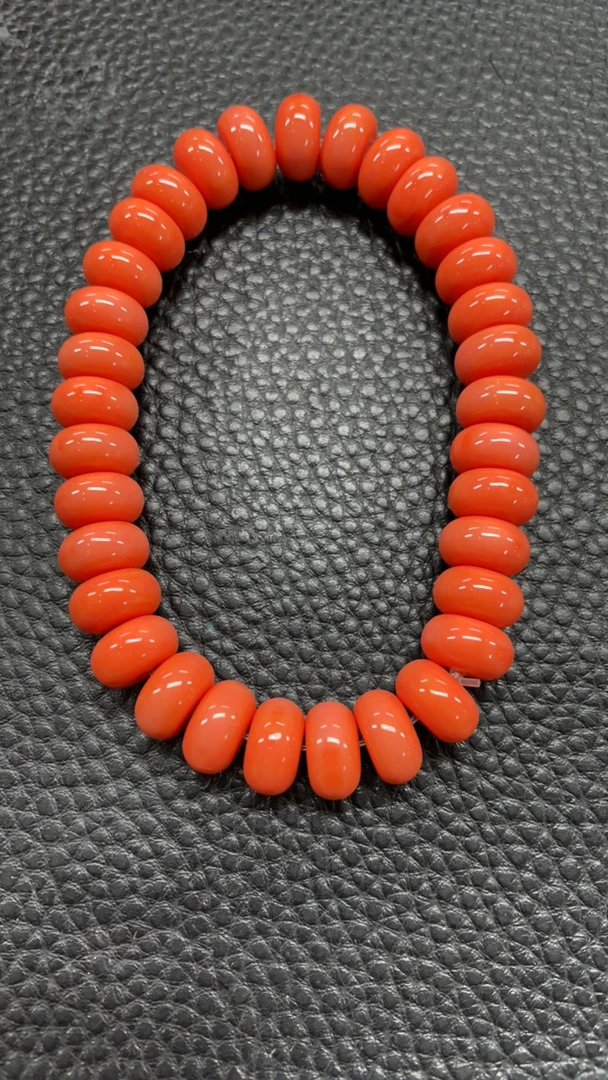 89号10mm莫色算盘珠手串