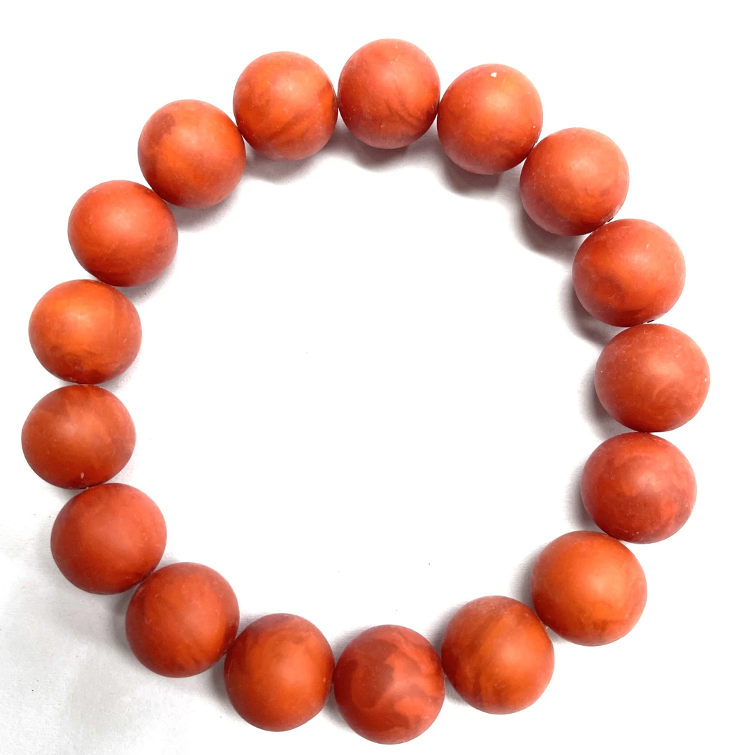 815号12mm老红色圆珠手串