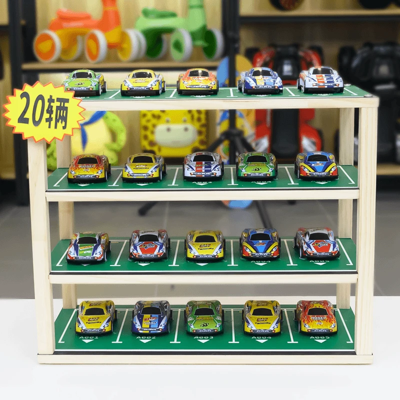 【20辆回力车】惯性铁皮赛车 颜色款式随机尺寸6.5cm