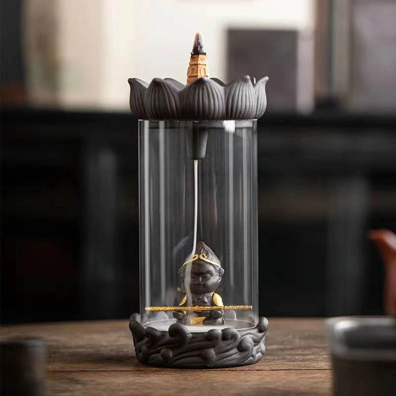 大圣归来悟空倒流香炉家用室内熏香炉禅意创意摆件茶道