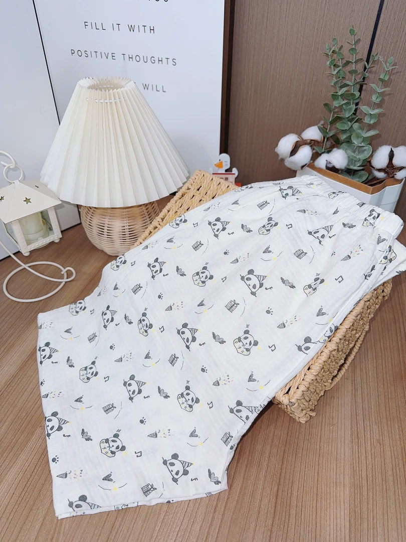 单条裤子 棉纱长裤 （没口袋）