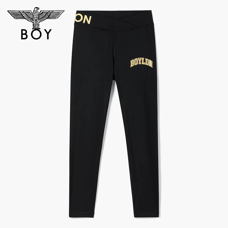 BOYLONDON秋季女款裤子修身亲肤柔软收腰显瘦时尚打底裤潮 W16003