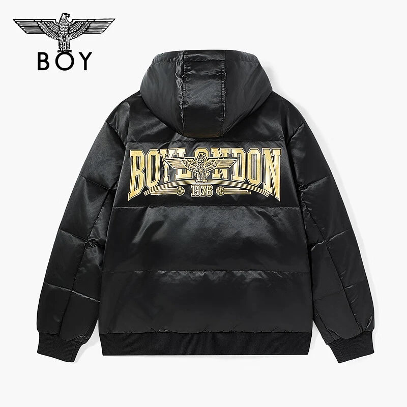 BOY LONDON中性款时尚潮流百搭通勤短款羽绒服N28806
