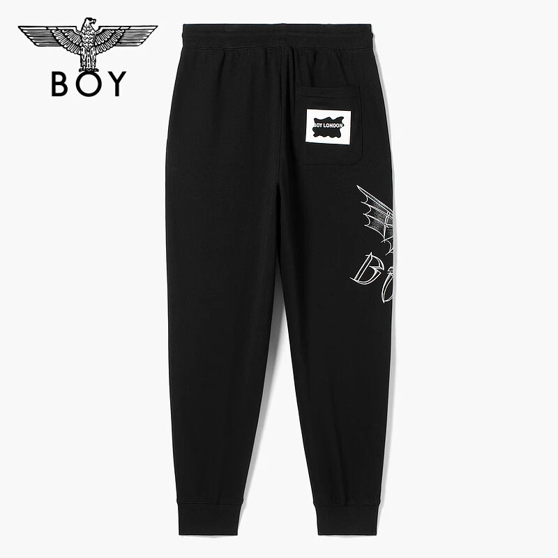 BOY长裤男女同款百搭春新款老鹰LOGO束脚运动休闲裤 N15004